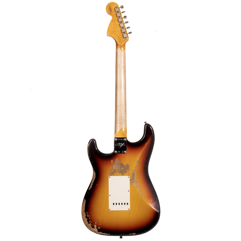 Fender Custom Shop '67 Stratocaster Electric Guitar Heavy Relic, Faded Aged 3-Color Sunburst