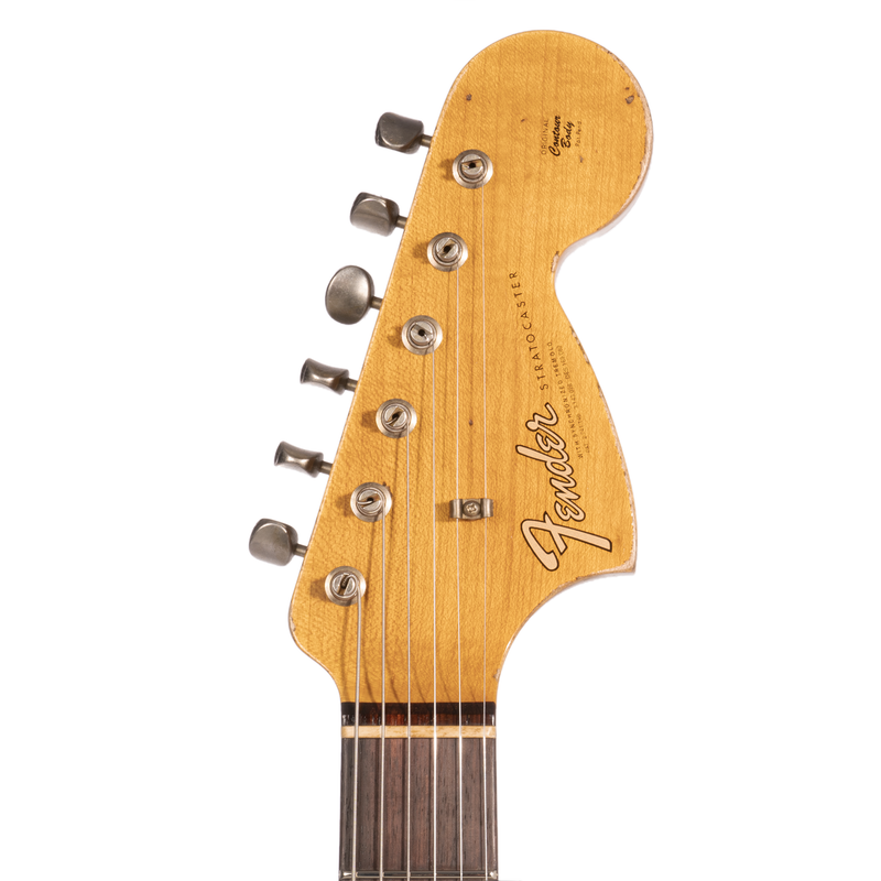 Fender Custom Shop '67 Stratocaster Electric Guitar Heavy Relic, Faded Aged 3-Color Sunburst