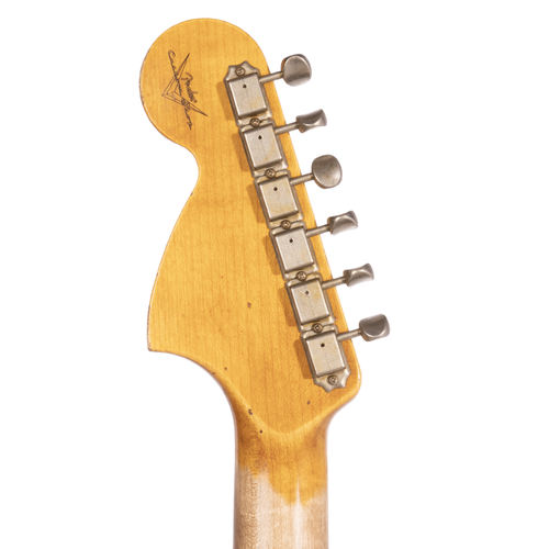 Fender Custom Shop '67 Stratocaster Electric Guitar Heavy Relic, Faded Aged 3-Color Sunburst