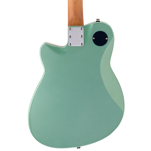 Reverend Double Agent OG Electric Guitar, Roasted Maple Neck & Fingerboard, Metallic Alpine