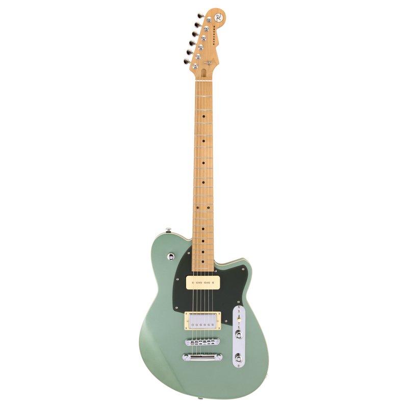 Reverend Double Agent OG Electric Guitar, Roasted Maple Neck & Fingerboard, Metallic Alpine