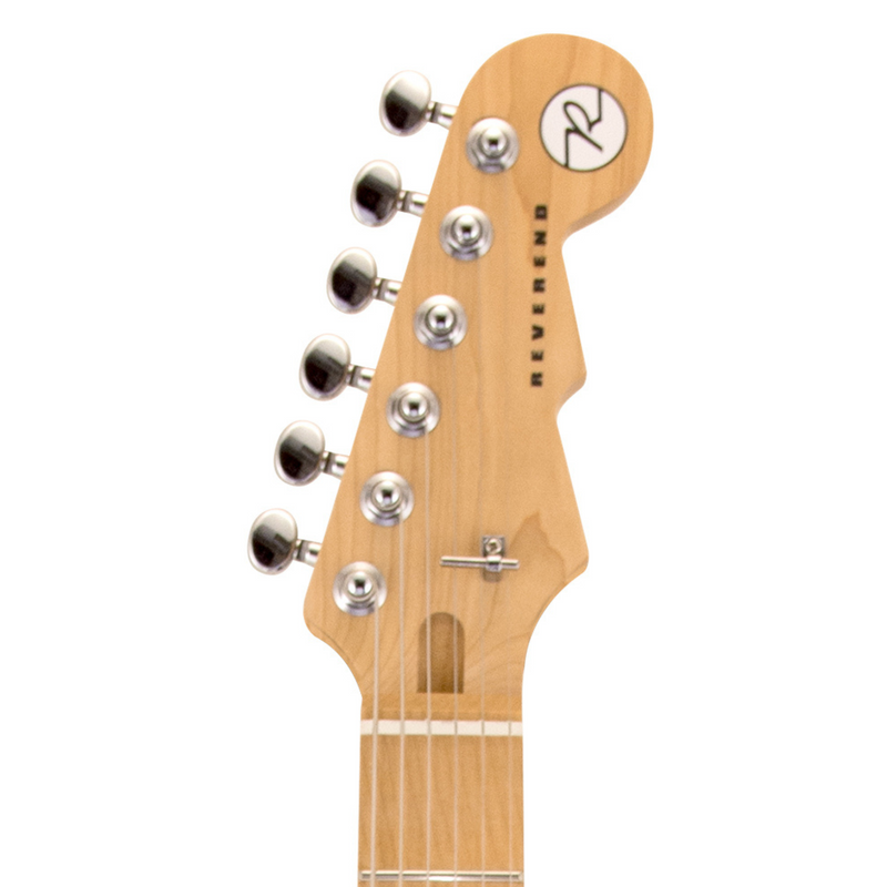 Reverend Double Agent OG Electric Guitar, Roasted Maple Neck & Fingerboard, Metallic Alpine