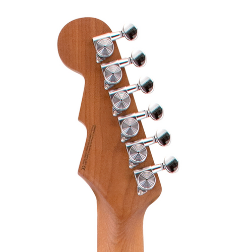 Reverend Double Agent OG Electric Guitar, Roasted Maple Neck & Fingerboard, Metallic Alpine