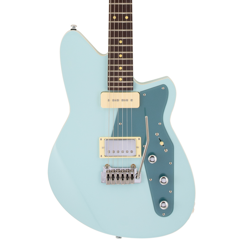 Reverend Double Agent W Electric Guitar, Rosewood Fingerboard, Chronic Blue