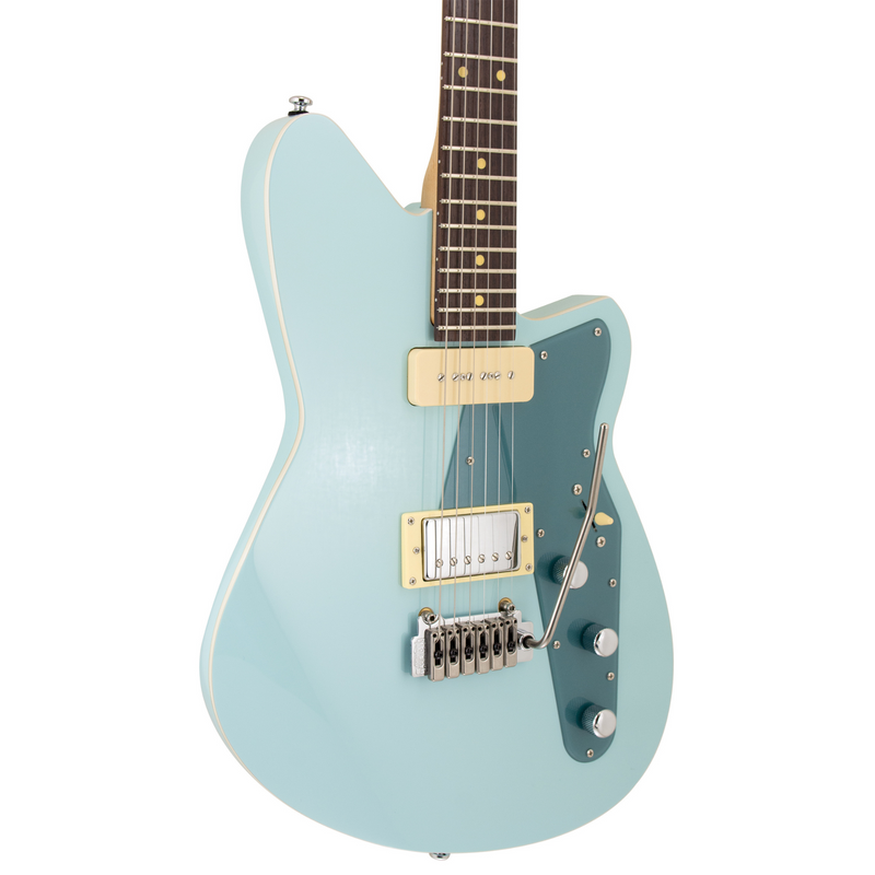 Reverend Double Agent W Electric Guitar, Rosewood Fingerboard, Chronic Blue