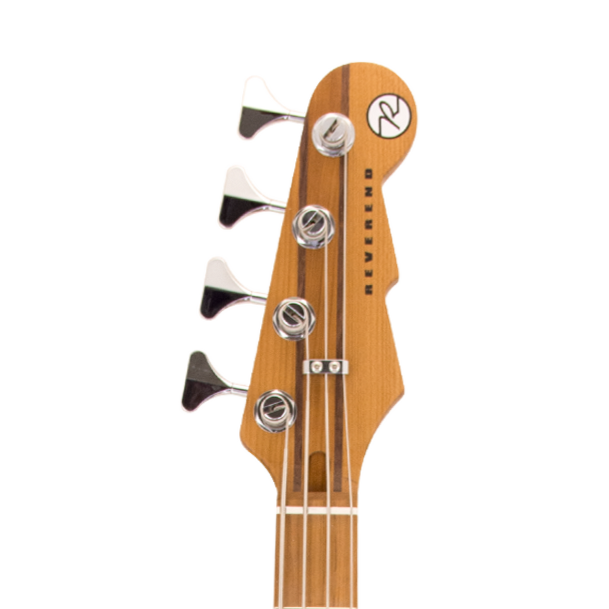 Reverend Decision P Bass Guitar, Roasted Maple Neck & Fingerboard, Midnight Black