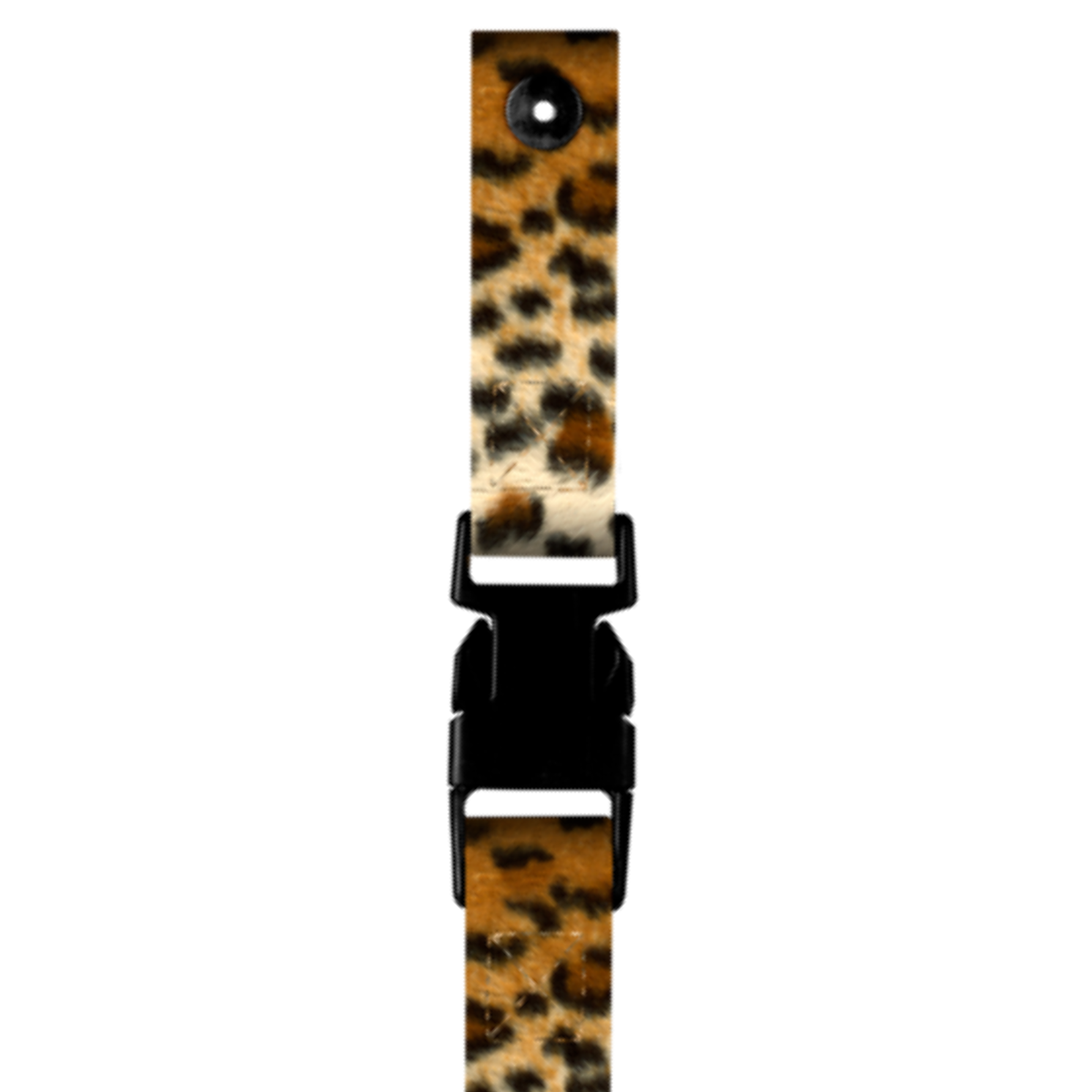 DiMarzio 2" ClipLock Guitar Strap, Faux Fur Cheetah