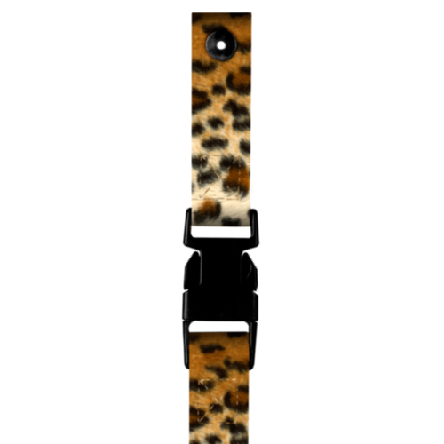 DiMarzio 2" ClipLock Guitar Strap, Faux Fur Cheetah