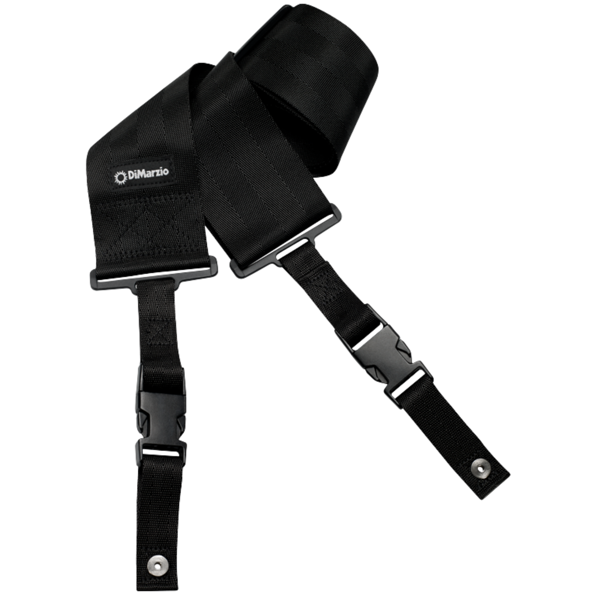 DiMarzio 3" Nylon ClipLock Guitar Strap, Black