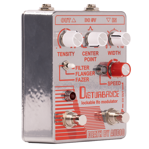 lfo pedal Death by Audio Disturbance Filter Flanger Phaser Pedal