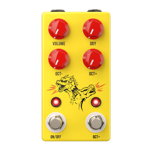 double down pedal JHS Pedals Double Dragon Lo-Fi Octave Device Effect Pedal