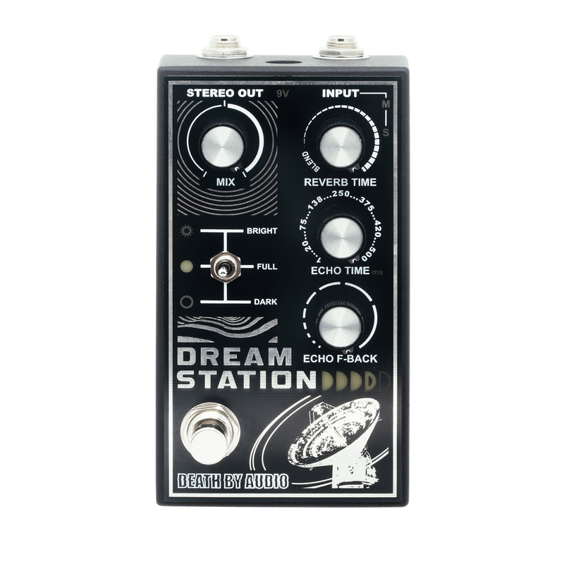 reverb vocal pedal Death By Audio Dream Station Reverb/Delay Effect Pedal