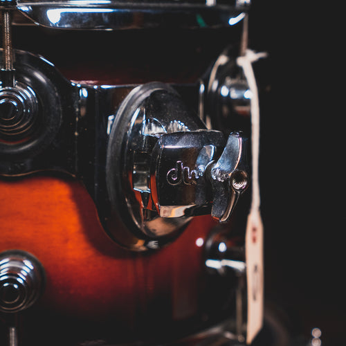 2015 DW Drums Design Series 4-Piece Shell Pack, Tobacco Burst w/ Bags - Used