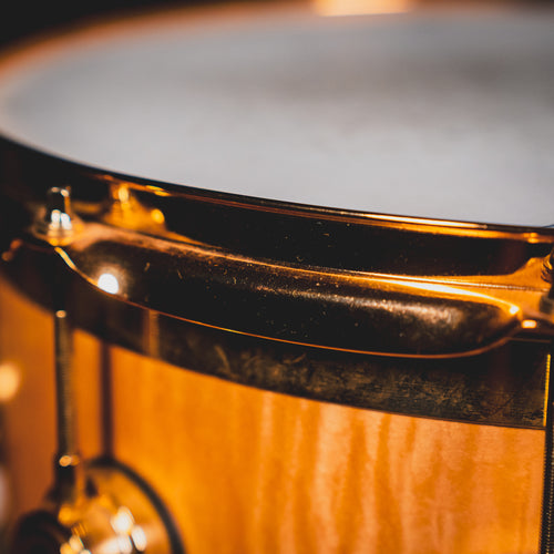 2007 DW Drums Edge Series 7”x14” Snare Drum, Brass/Maple - Used