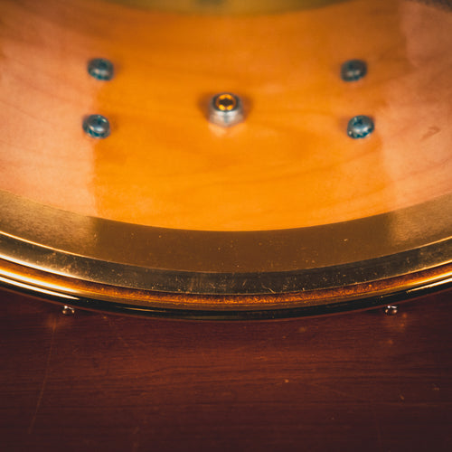 2007 DW Drums Edge Series 7”x14” Snare Drum, Brass/Maple - Used