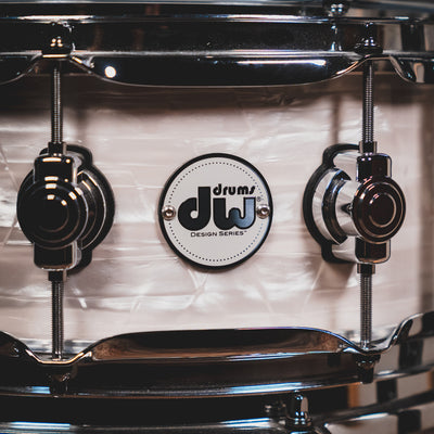 2011 DW Drums Design Series Frequent Flyer Kit, White Onyx w/ Snare - Used