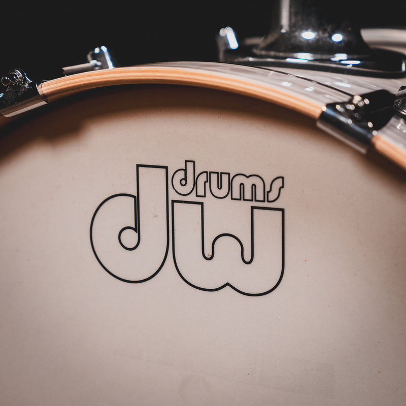 2011 DW Drums Design Series Frequent Flyer Kit, White Onyx w/ Snare - Used