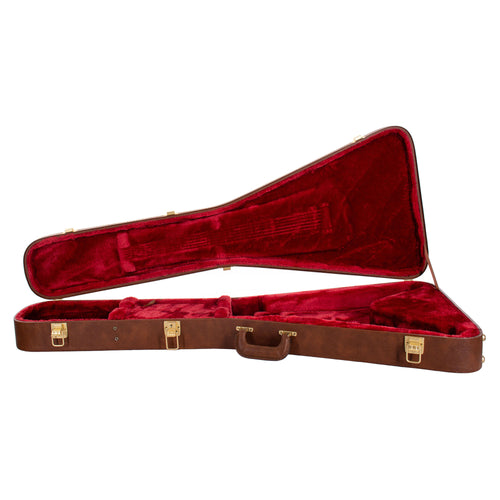 Gibson '80s Flying V Electric Guitar, Ebony w/ Hardshell Case