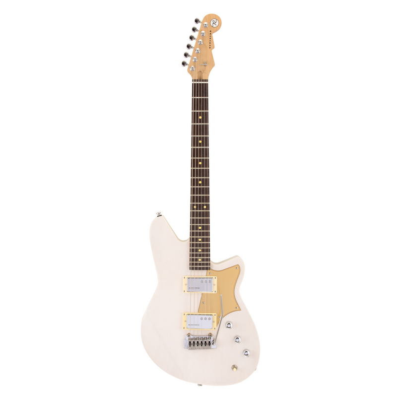 Reverend Descent W Baritone Electric Guitar, Rosewood Fingerboard, Transparent White