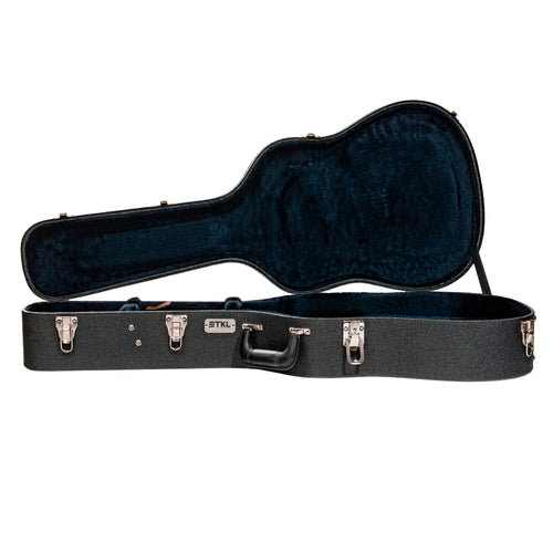 Iris Guitar Company D-WH Acoustic Guitar, Black Top w/ Double Pickguard