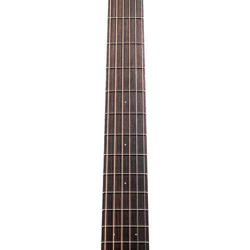 Iris Guitar Company D-WH Acoustic Guitar, Black Top w/ Double Pickguard