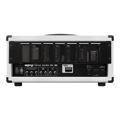 Orange Limited Edition Dual Dark 100 Head Guitar Amplifier, White