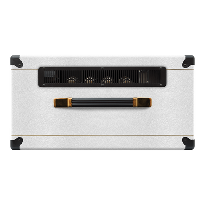Orange Limited Edition Dual Dark 100 Head Guitar Amplifier, White