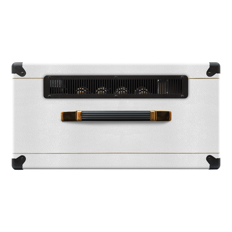 Orange Limited Edition Dual Dark 100 Head Guitar Amplifier, White