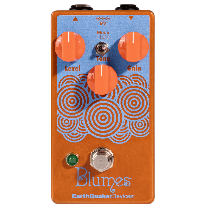 EarthQuaker Devices Blumes Low Signal Shredder Bass Overdrive, Russo Music Exclusive Tangelo/Cobalt Blue