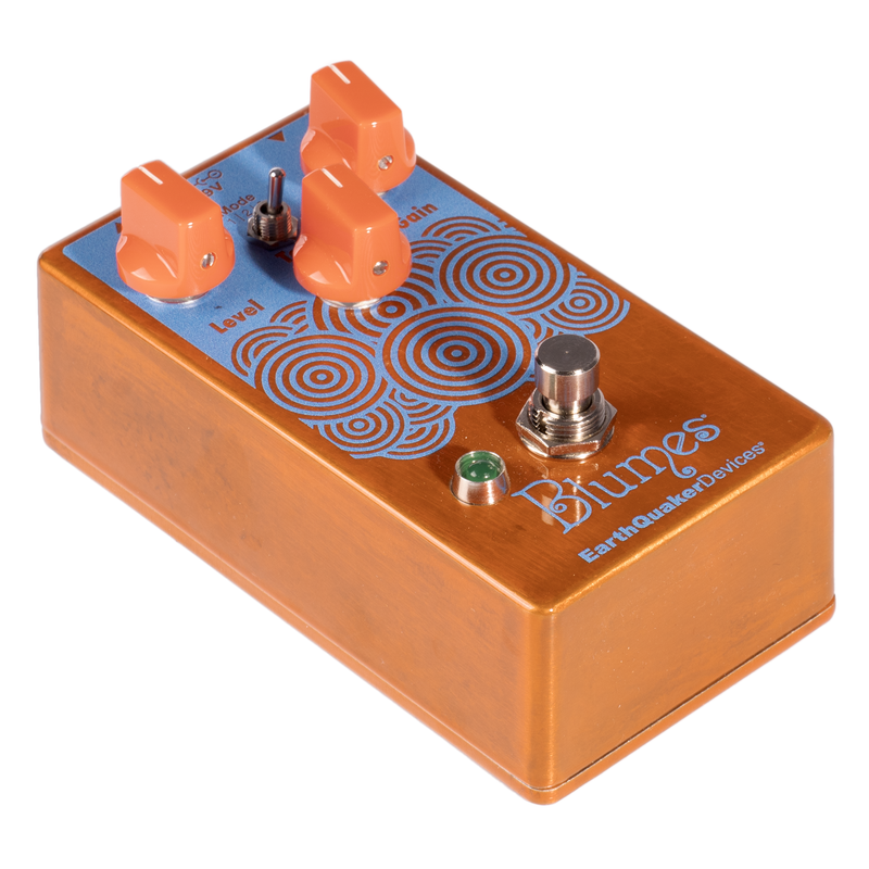 EarthQuaker Devices Blumes Low Signal Shredder Bass Overdrive, Russo Music Exclusive Tangelo/Cobalt Blue