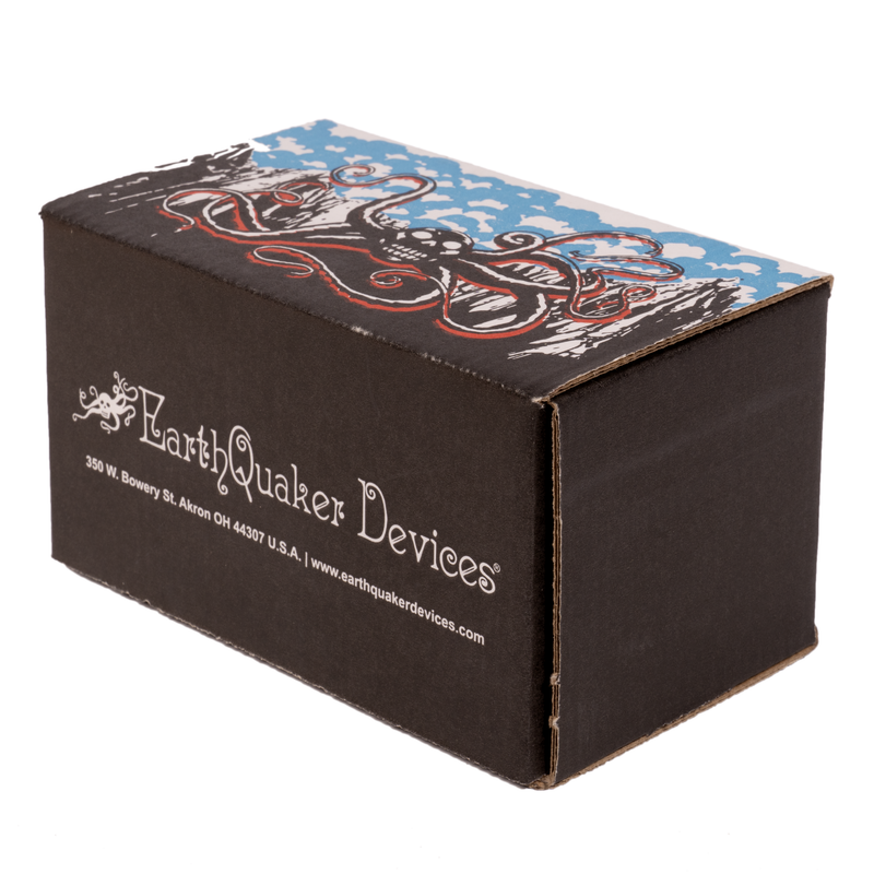 EarthQuaker Devices Plumes Small Signal Shredder Overdrive Pedal, Blue Steel Sparkle/Orchid