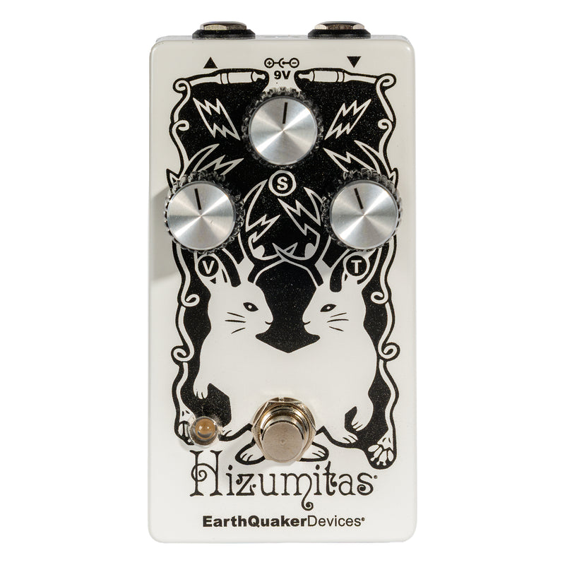 EarthQuaker Devices Hizumitas Fuzz Sustainar Pedal, Russo Music Exclusive Pearl White/Black
