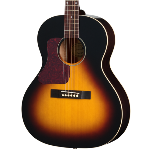 Epiphone Blues King Studio Left-Handed Acoustic-Electric Guitar, Dark Burst
