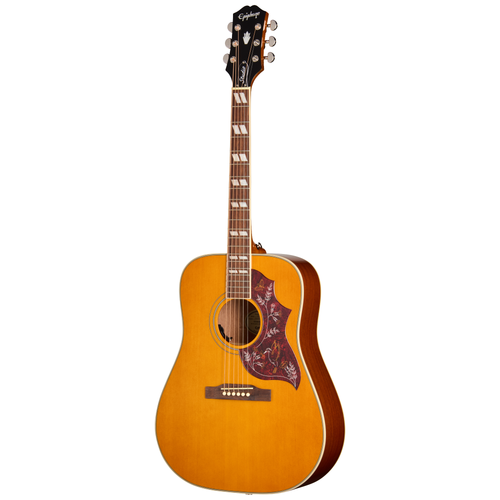 Epiphone Hummingbird Studio Acoustic-Electric Guitar, Antique Natural