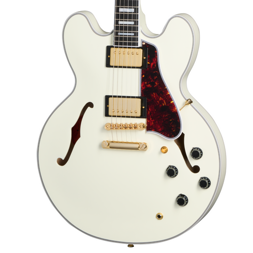 Epiphone '59 ES-355 Electric Guitar, Classic White w/Hard Case