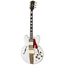 Epiphone Alex Lifeson 1976 ES-355 Reissue Semi-Hollow Electric Guitar, Alpine White