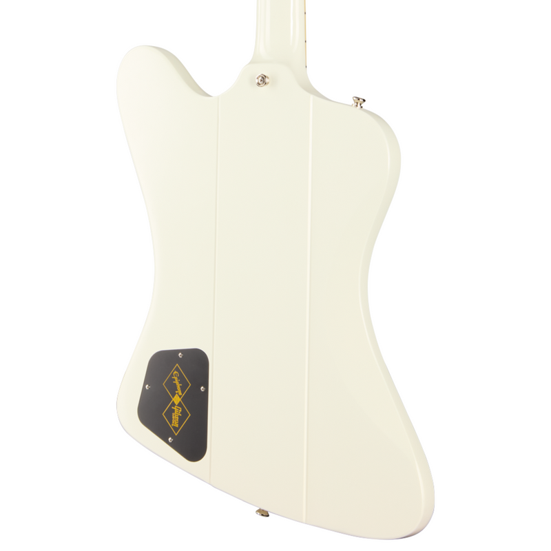 Epiphone 1963 Firebird V w/ Maestro Vibrola Reissue Electric Guitar, Polaris White