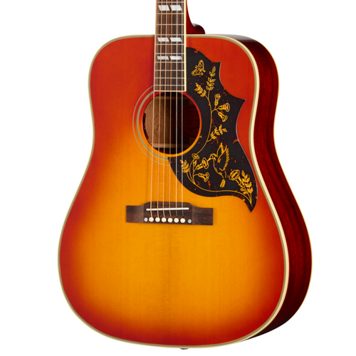 Epiphone 1960 Hummingbird Reissue Acoustic-Electric Guitar, Heritage Cherry Sunburst