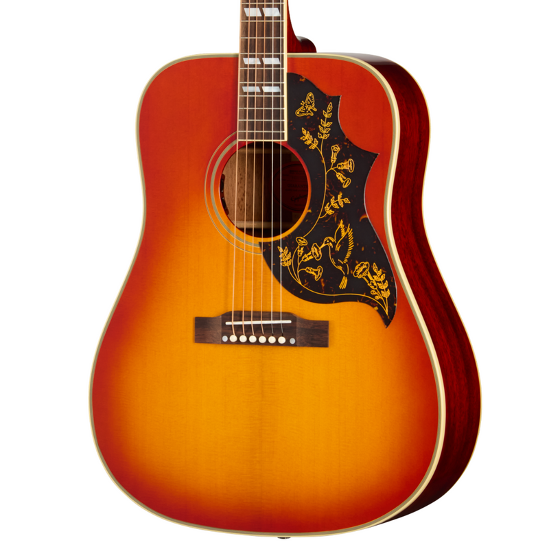 Epiphone 1960 Hummingbird Reissue Acoustic-Electric Guitar, Heritage Cherry Sunburst