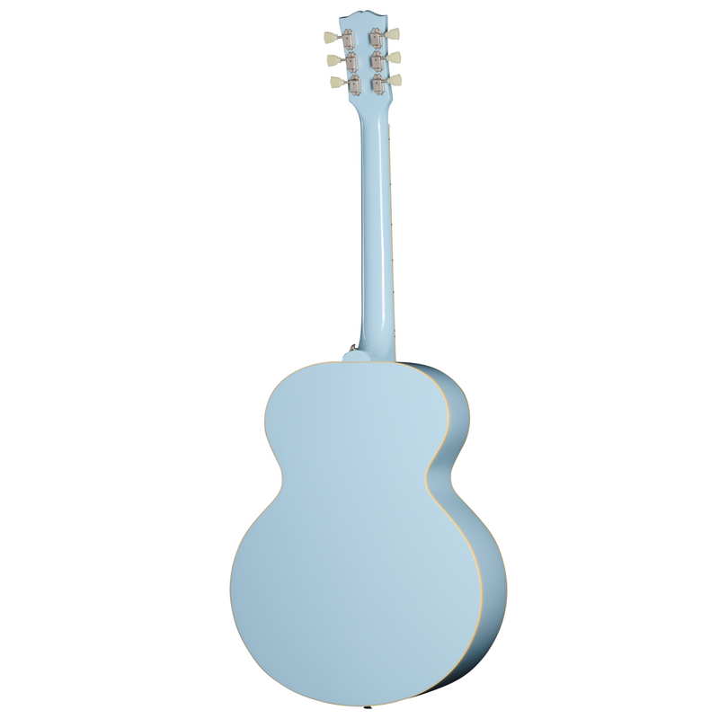 Epiphone J-180 LS Acoustic-Electric Guitar, Frost Blue w/Hard Case