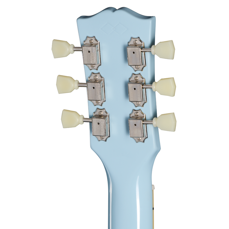 Epiphone J-180 LS Acoustic-Electric Guitar, Frost Blue w/Hard Case