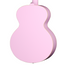 Epiphone J-180 LS Acoustic-Electric Guitar, Pink w/Hard Case