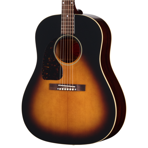 Epiphone 1942 Banner J-45 Reissue Left-Handed Acoustic-Electric Guitar, Vintage Sunburst