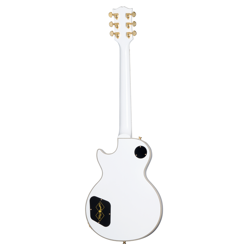 Epiphone Les Paul Custom Electric Guitar, Alpine White w/Hard Case