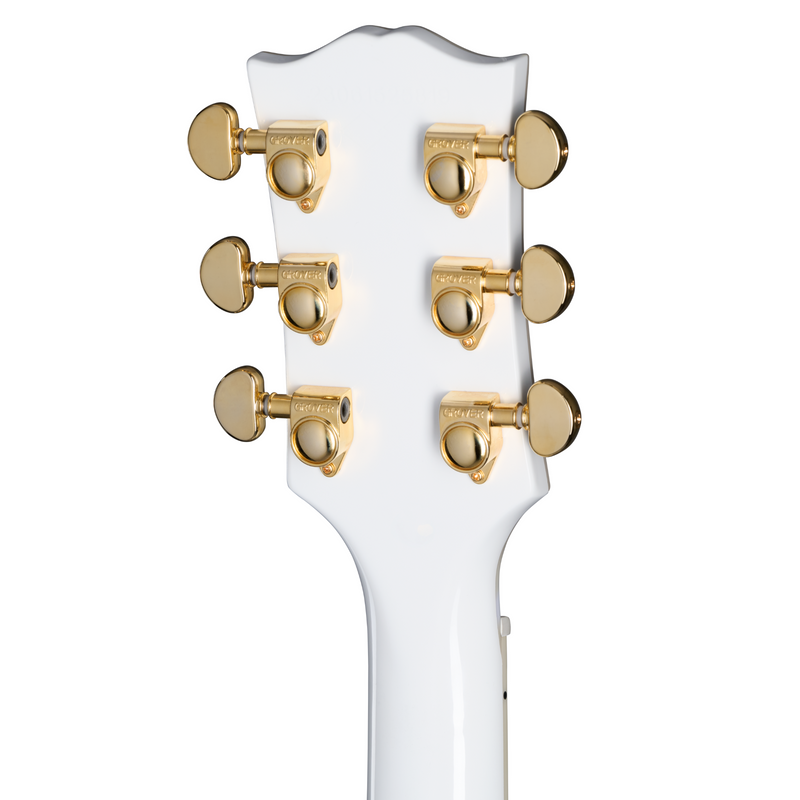 Epiphone Les Paul Custom Electric Guitar, Alpine White w/Hard Case