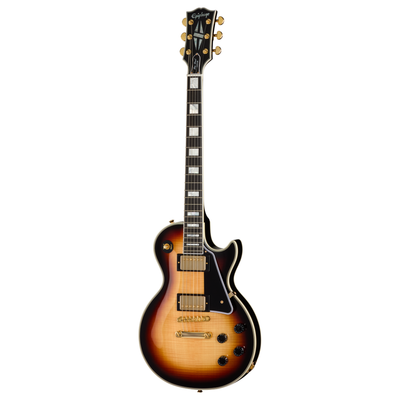 Epiphone Inspired by Gibson Custom Les Paul Custom Electric Guitar, Sedona Burst