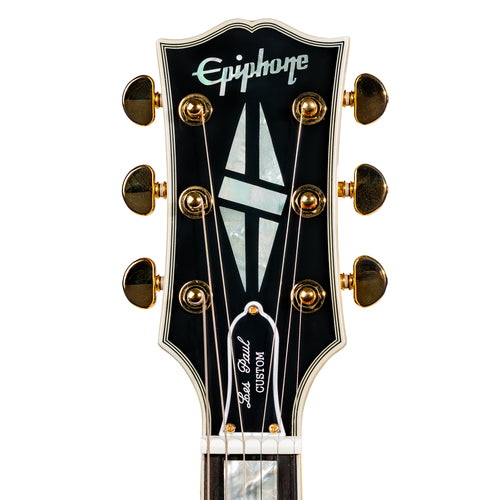 Epiphone '63 Les Paul SG Custom Electric Guitar w/Maestro Vibrola, Classic White