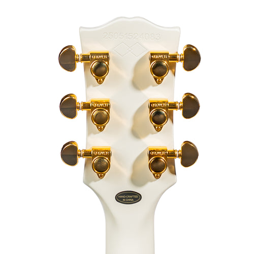 Epiphone '63 Les Paul SG Custom Electric Guitar w/Maestro Vibrola, Classic White