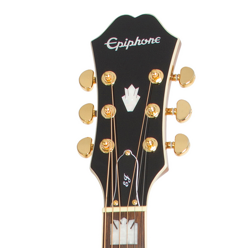 Epiphone EJ-200SCE Solid Top Acoustic-Electric Guitar- Vintage Natural