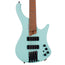 Ibanez EHB Ergonomic Headless 4 String Bass Guitar With Bag, Sea Foam Green Matte